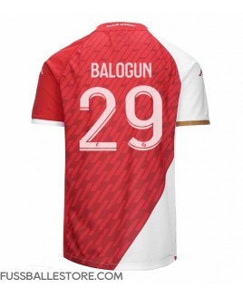 Günstige AS Monaco Folarin Balogun #29 Heimtrikot 2023-24 Kurzarm